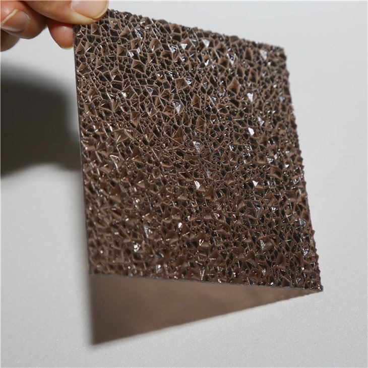 Diamond Embossed Polycarbonate For Gate And Window Decoration